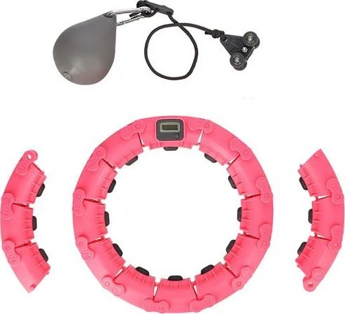 Pink Rožinė FH03 ROŽINĖS HULA APYNĖLIS SU SVORIO IR ATKREIPIMO SKAITIKLIU