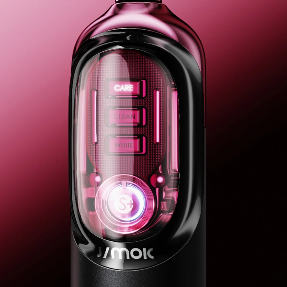 Dantų šepetėlis Šepetėlis Jimok Soniczna do Zębów Jimok J7 Blackbery Rožinė IPX7 + 4 Antgaliai