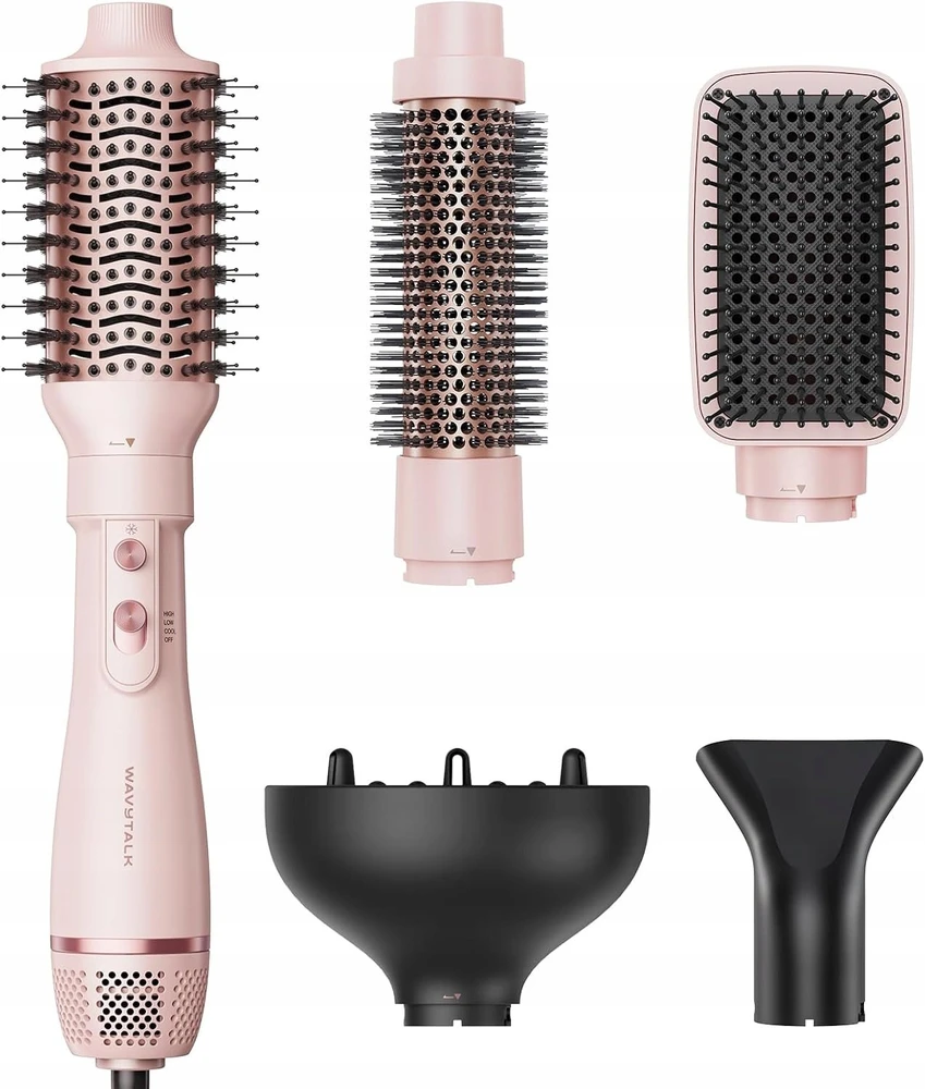 Plaukų formavimo šukos Wavytalk Air Sculpt 5-in-1 rožinės