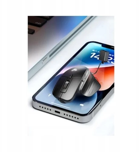 Aula SC150 Super Mini 2in1 2.4G Bezvadu / Bluetooth + USB Vadu pele ar akumulatoru Rozā