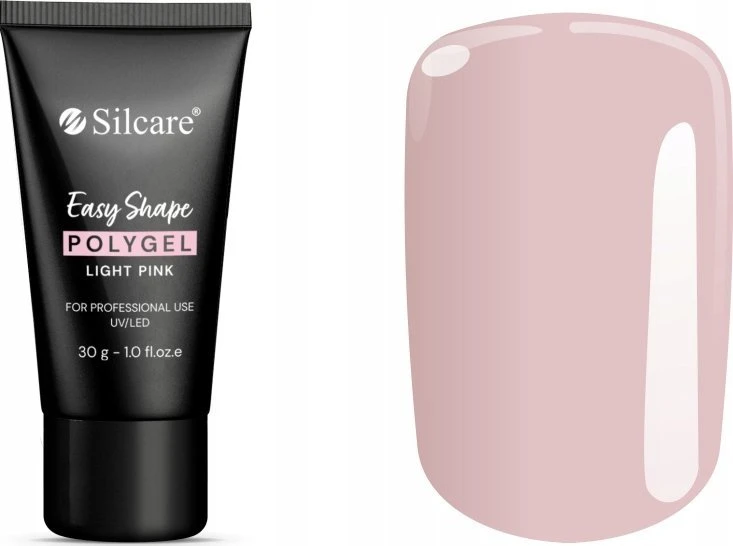 Silcare Easy Shape Polygel Light Rožinė, 30 g