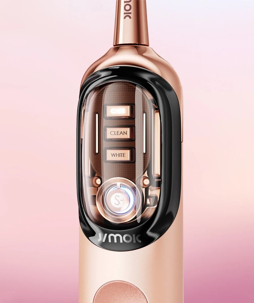 Dantų šepetėlis Šepetėlis Jimok Soniczna do Zębów Jimok J7 Mirror Rožinė IPX7 Różowa + 4 Antgaliai