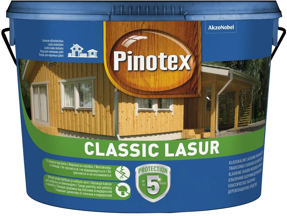 Pinotex PINOTEX CLASSIC BESPALVIS AE 10L