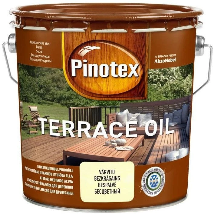 Pinotex PINOTEX terasų aliejus CLR 3L