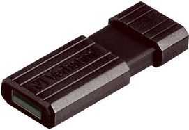 Verbatim PinStripe USB atmintukas 64 GB USB A tipo 2.0 Juoda