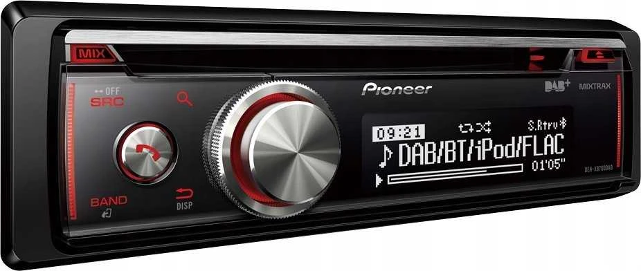 Automagnetola Pioneer DEH-X8700DAB automobilinis radijas CD-Imtuvas/AUX/USB/Bluetooth/iPod/DAB+