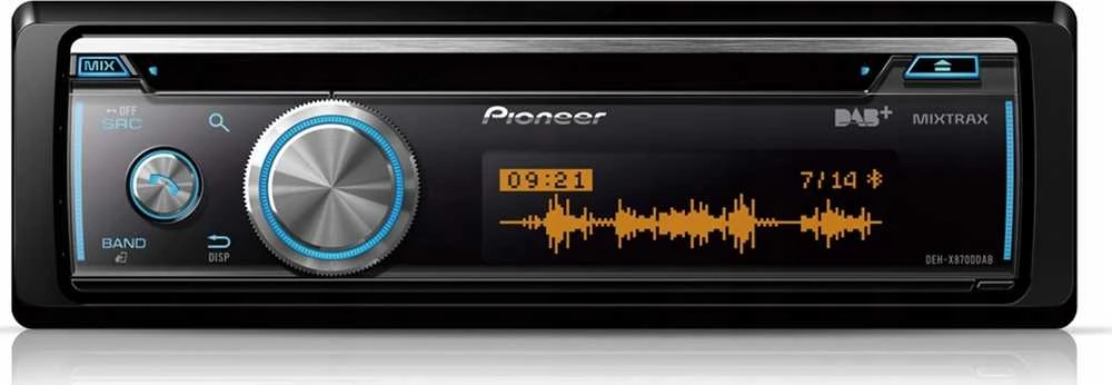 Automagnetola Pioneer DEH-X8700DAB automobilinis radijas CD-Imtuvas/AUX/USB/Bluetooth/iPod/DAB+