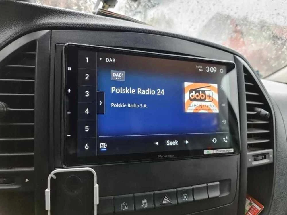 Automagnetola „Pioneer 2DIN CarPlay“, „Android Auto“.