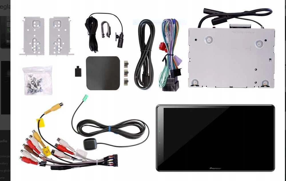 Automagnetola „Pioneer 2DIN CarPlay“, „Android Auto“.