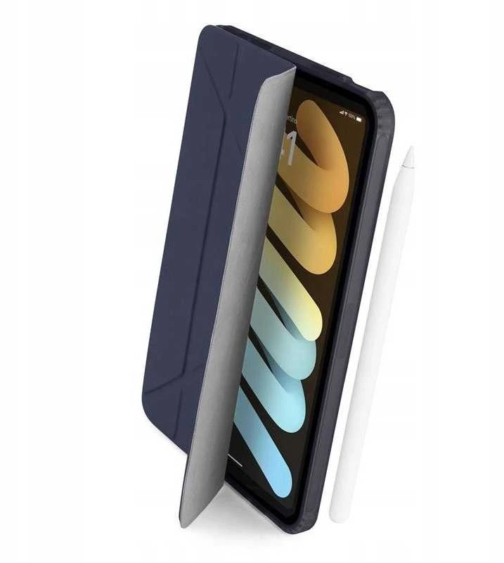 Pipetto Origami No1 Original dėklas, tamsiai mėlynos spalvos – iPad mini (2024/2021)