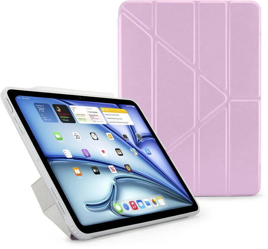 Pipetto Origami No1 Original dėklas, metallic violetinės spalvos – iPad (A16) / iPad (2022)