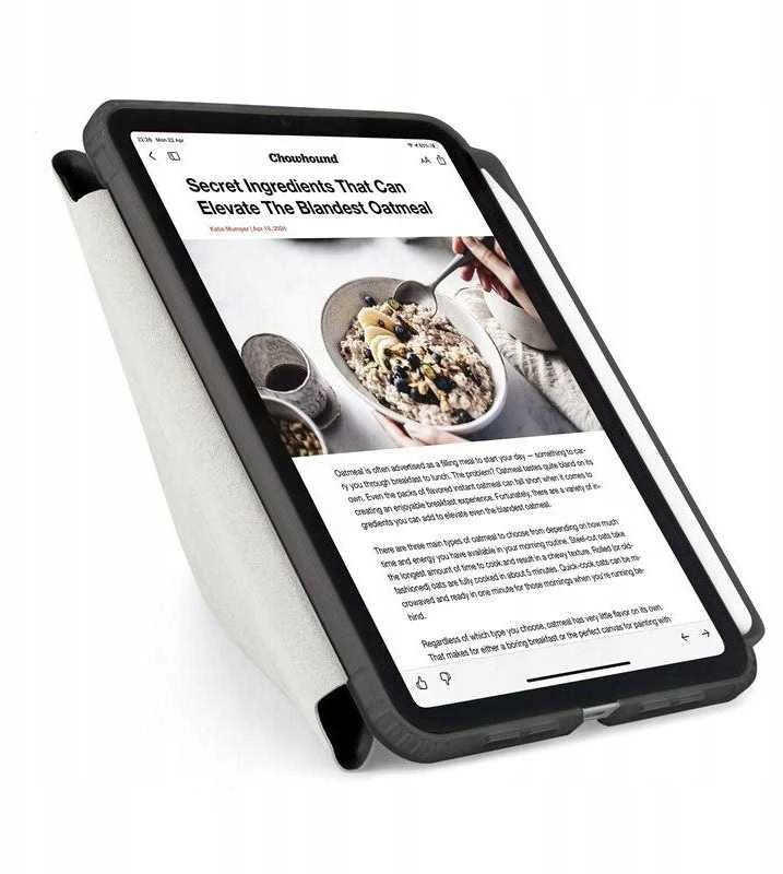 Pipetto Origami No3 Pieštukas dėklas, juodos spalvos – Apple iPad mini (2024/2021)
