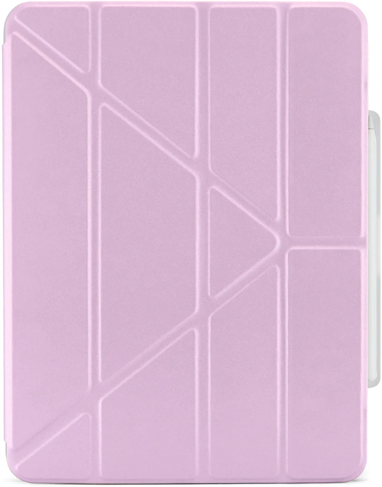 Pipetto Origami No3 Pieštukas dėklas, metallic violetinės spalvos – Apple iPad Air 13″ 2024/2025/2026