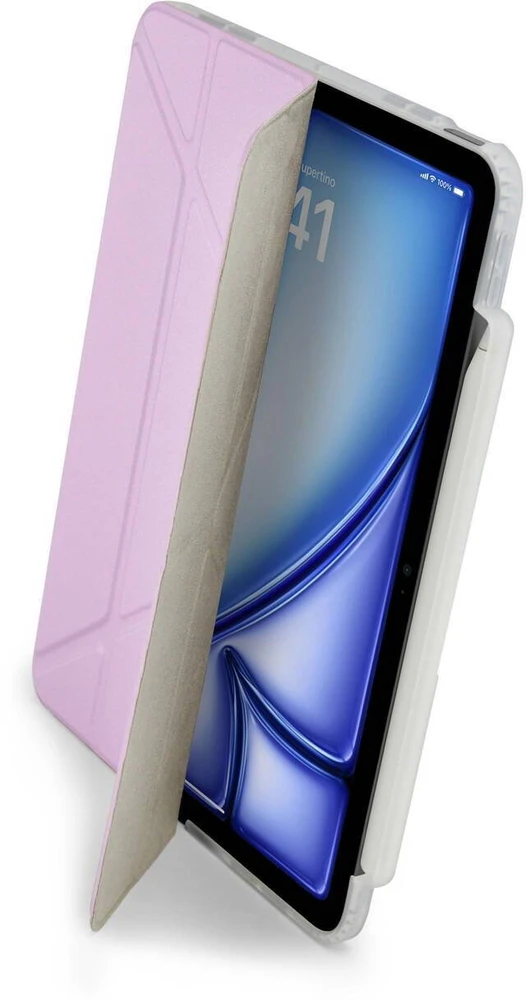 Pipetto Origami No3 Pieštukas dėklas, metallic violetinės spalvos – Apple iPad Air 13″ 2024/2025/2026