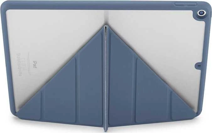 Pipetto planšetinio kompiuterio dėklas Pipetto Origami dėklas, skirtas iPad 10.2 '' 2019/2020 tamsiai mėlynas