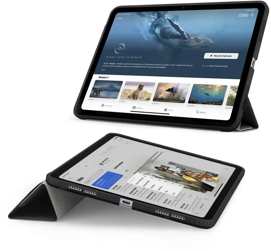 Pipetto Tri-dėklas – juodos spalvos – iPad (A16) / iPad (2022)