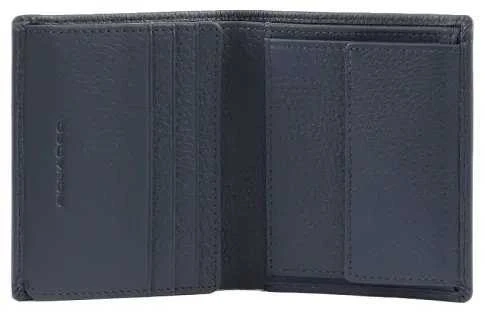 Piquadro, Piquadro, Leather Wallet, Mėlyna, For Men