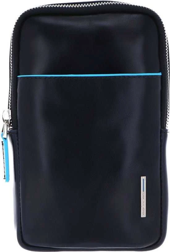 Piquadro, Piquadro, Odinė piniginė, Telefono dėklas, 42023100, Juodas, Vyrams