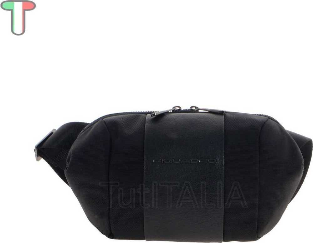 Piquadro, Bum, Textile Crossbody Bag, Juodas, CA5479BR2, 28 x 16 x 6cm, For Men