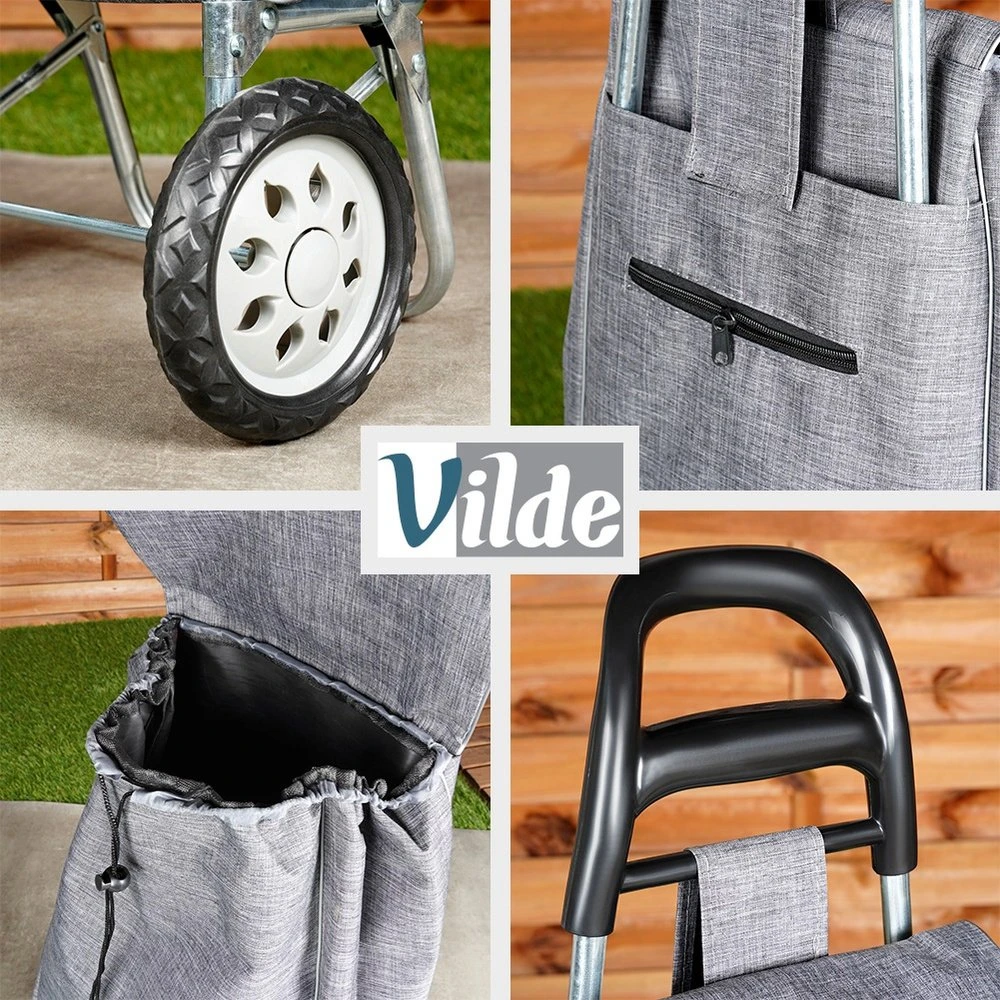 Pirkinių vežimėlis Vilde 30 l, pilkas