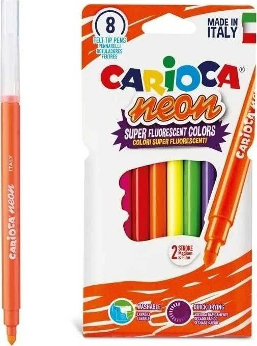 Flomasteriai 8 sp. NEON CARIOCA CAR42785