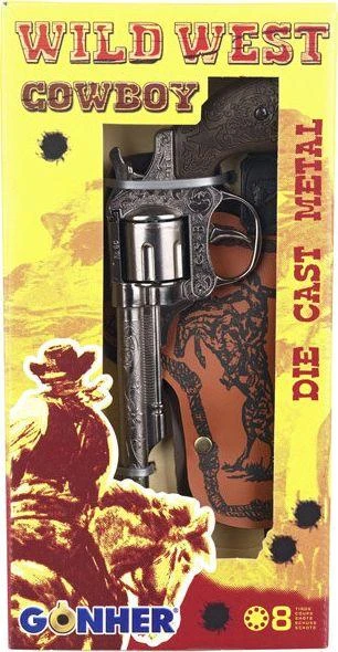 Pulio Gonher Guns GONHER rinkinys kaubojaus ginklų WILD-WEST, 201/0
