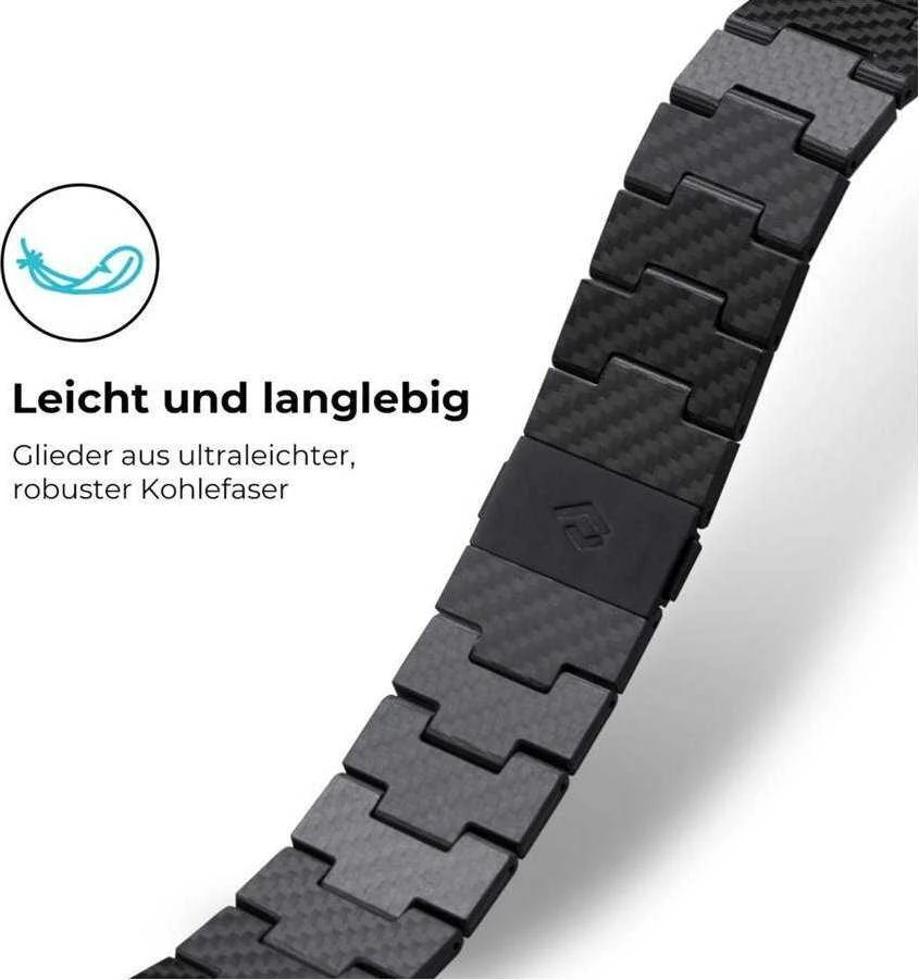Dėklas Pitaka anglies pluošto jungties juosta Retro 42/44/45/49mm