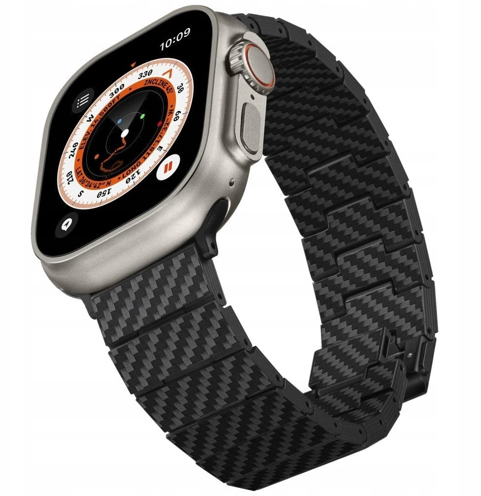 „Pitaka“ anglies pluošto „Apple Watch“ apyrankė, 42/44/45/49 mm