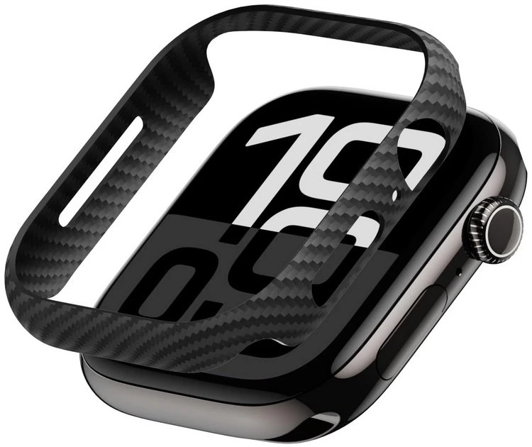 Dėklas PITAKA Air Case do Apple Watch 10 / 11 (46 mm) juoda-pilka