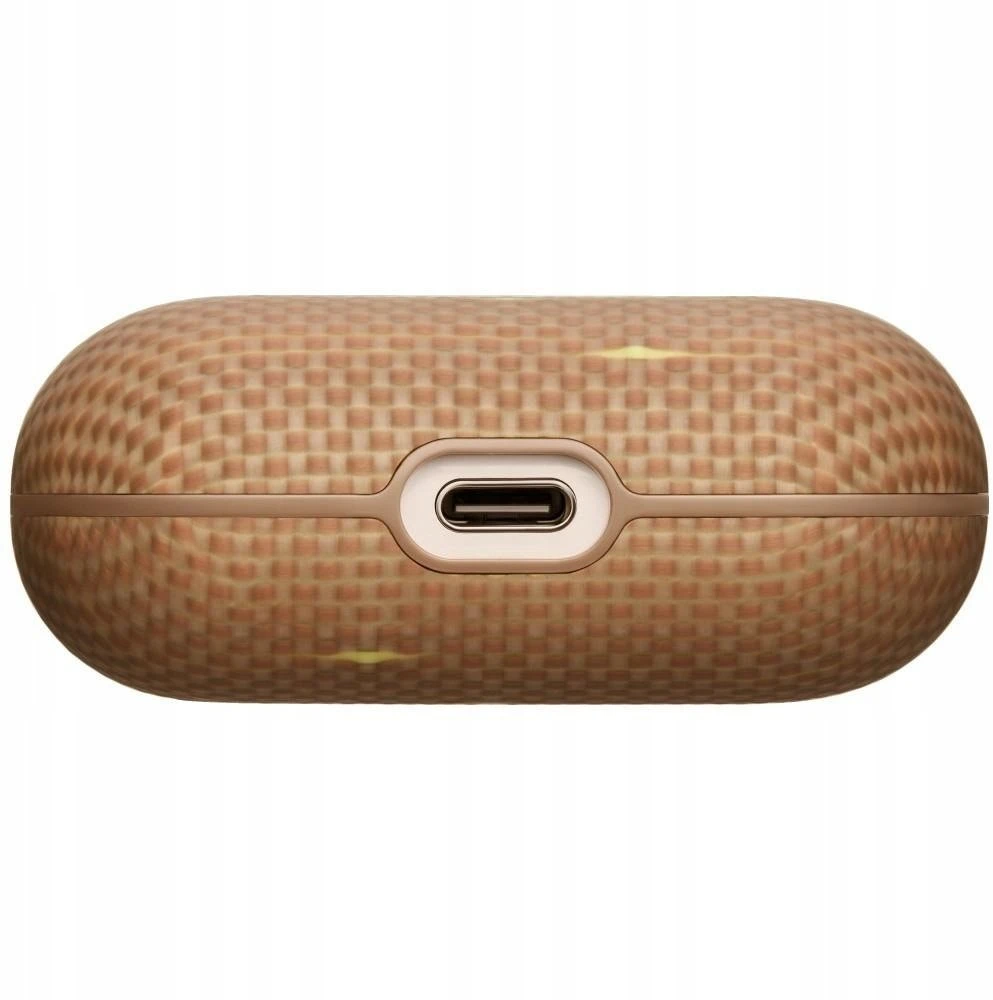 Dėklas PITAKA Aramid Fiber do AirPods Pro 3 golden glin