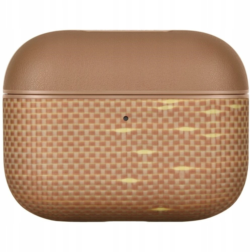 Dėklas PITAKA Aramid Fiber do AirPods Pro 3 golden glin