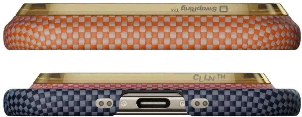 Dėklas PITAKA Edge Case California Dream 05 skirtas iPhone Air, saulėlydžio spalva