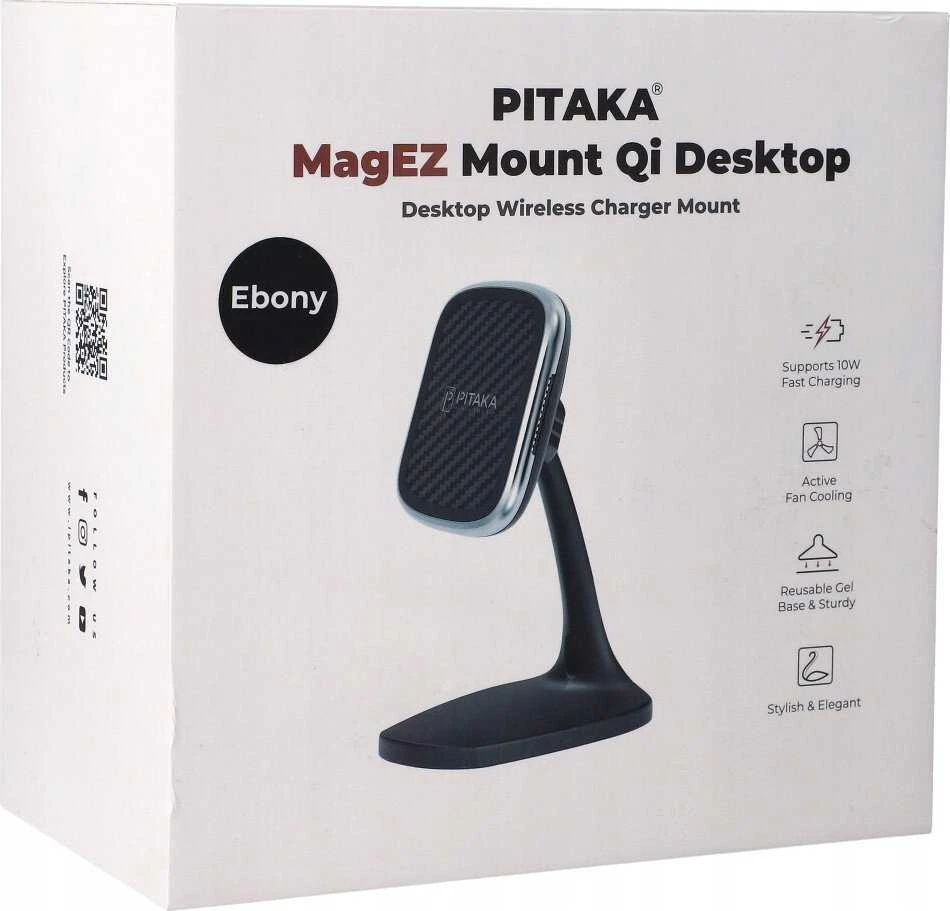 Pitaka Pitaka MagEZ Mount Qi Desktop, gunmetal