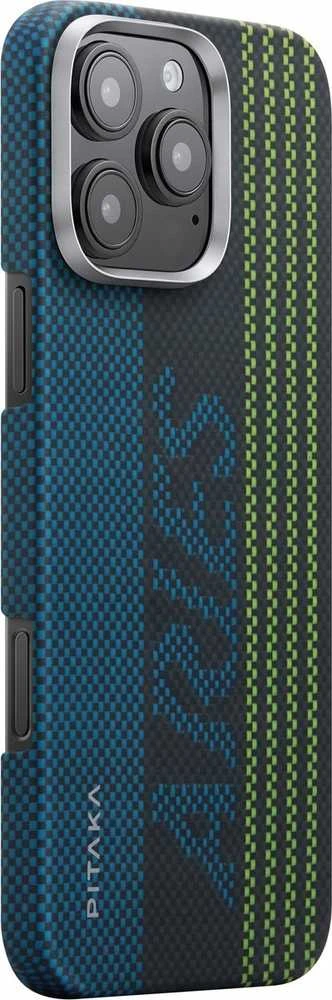 Pitaka x „Aries“ lytėjimo austas dėklas, skirtas kreditinei kortelei – „iPhone 16 Pro“