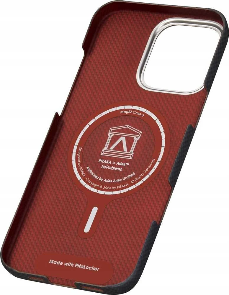 Pitaka x „Aries“ lytėjimo austas dėklas, „NoProblemo“ – „iPhone 16 Pro“