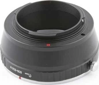 Pixco EF-EOS M adapteris su jungties išmatavimais