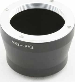 M42 į Pentax Q adapteris su M42-P/Q žymėjimu