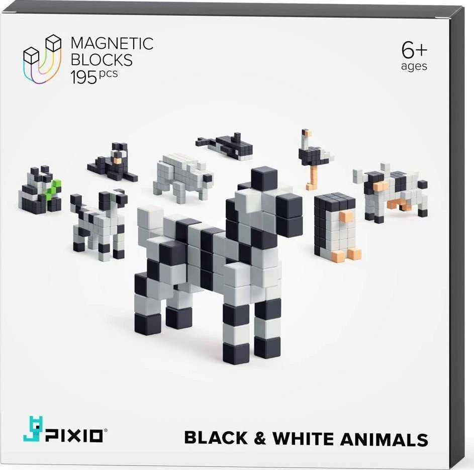Pixio Klocki Pixio Juodas & Baltas Animals | Story Series | Pixio