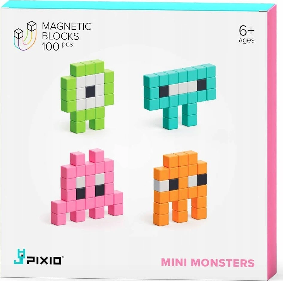PIXIO Mini Monsters magnetinis rinkinys