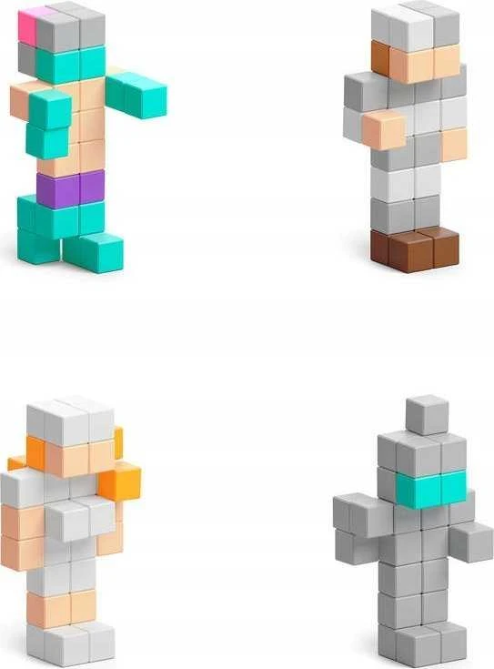 Pixio Magnetinių figūrėlių rinkinys Mini Figures 2, kolekcinis, vaikams nuo 6 metų, skatina kūrybiškumą ir motoriką, įvairiaspalvis