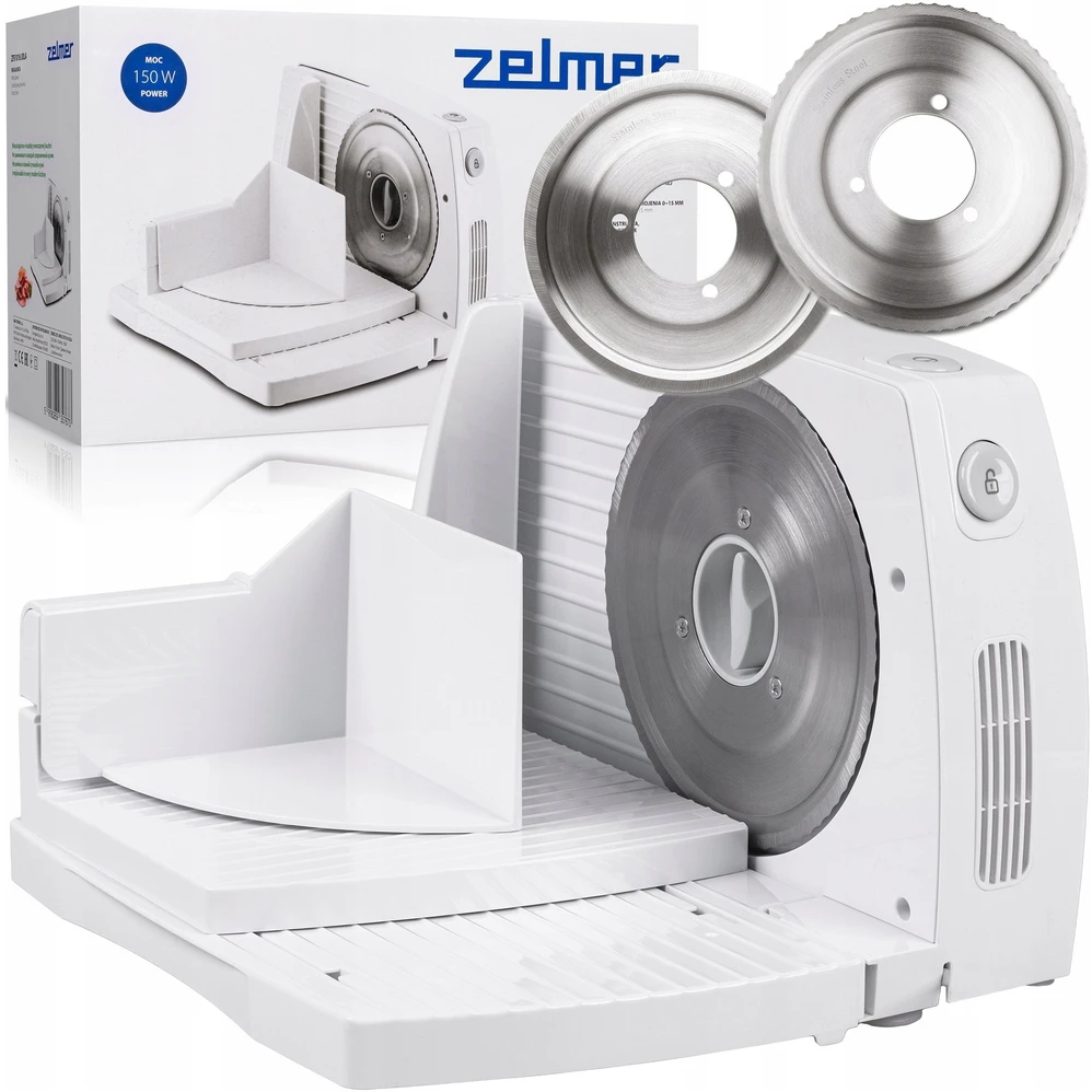 Zelmer ZFS1017 pjaustyklė elektrinė 150 W Baltas plastikas