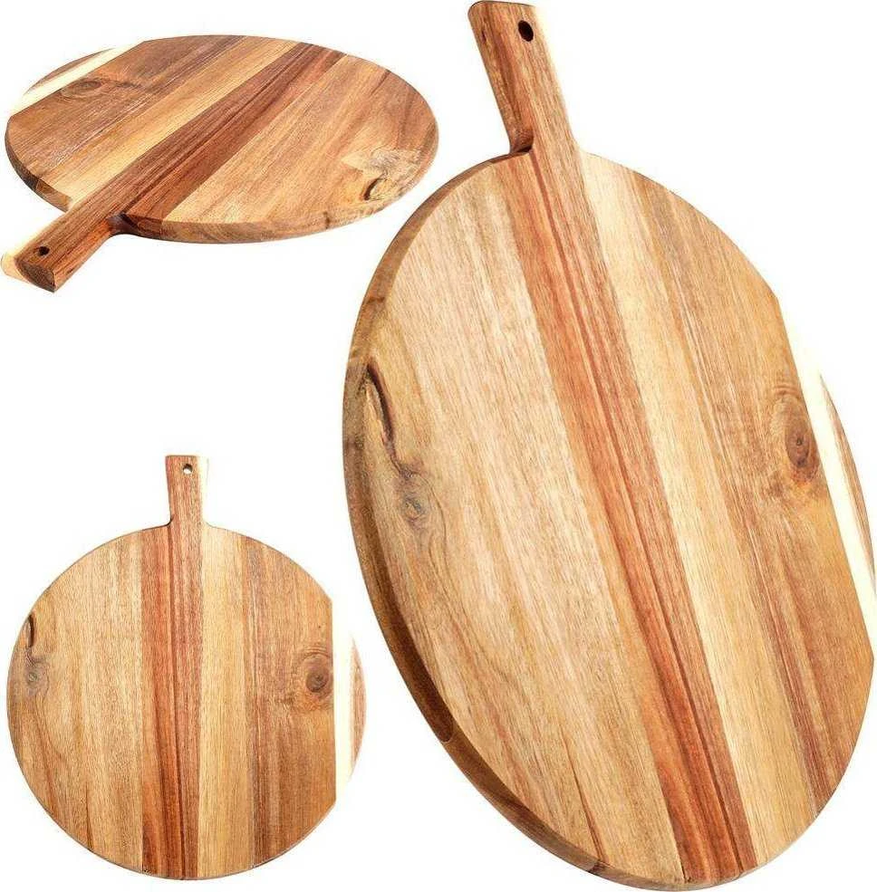 Excellent Houseware Pjaustymo ir serviravimo lenta medinė 40x33 cm