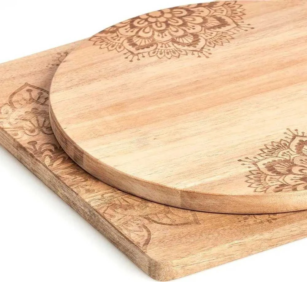 Apvali virtuvės lenta, Ø 27 cm, akacijos mediena, ZELLER