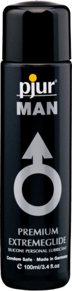 Pjur MAN Premium Extremeglide ilgai išliekantis drėkinamasis gelis silikono pagrindu 100 ml