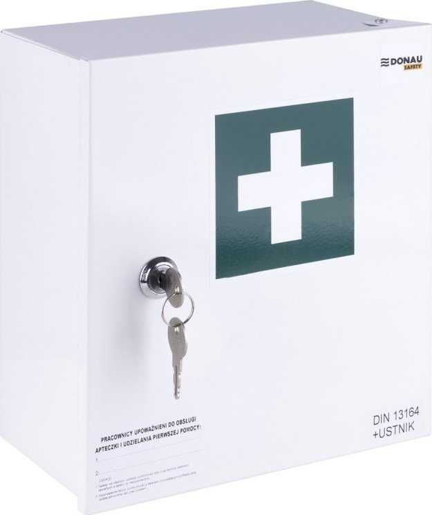 PK-MOT Sieninis pirmosios pagalbos rinkinys Donau Safety 20" DIN 13164 (+ kandiklis) metalinis
