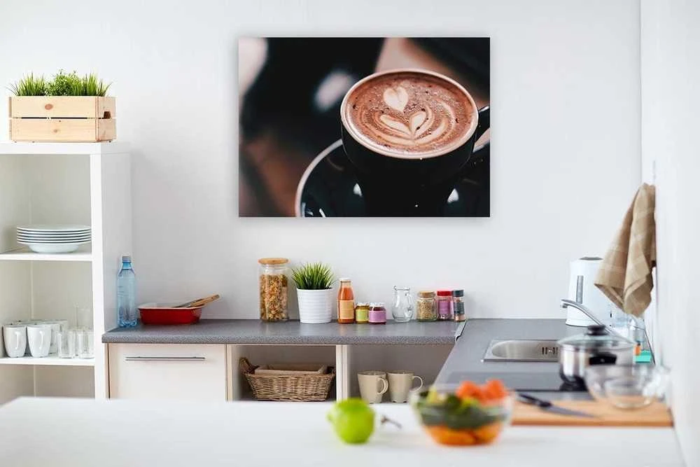 Plakatas Feeby Drobės paveikslas - Drobė, Kavos dekoracija 60x40