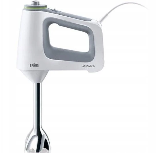 Plakiklis Braun MultiMix 5 HM 5107 Rankinis plaktuvas Pilka, Balta 750 W