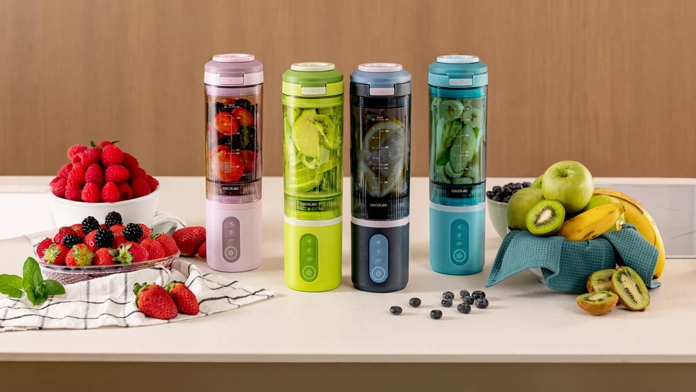 Plakiklis Maišytuvas Cecotec Power Titanium Shake2Go Dark Maišytuvas Personalny