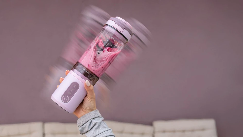 Plakiklis Maišytuvas Cecotec Power Titanium Shake2Go Dark Maišytuvas Personalny