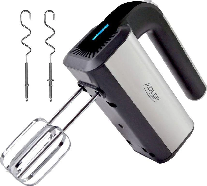 Plakiklis Adler | Hand mixer | AD 4225 | Hand Mixer | 300 W | Greičių skaičius 5 | Turbo mode | Nerūdijantis plienas